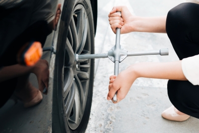 Verlies geen tijd door een lekke band
